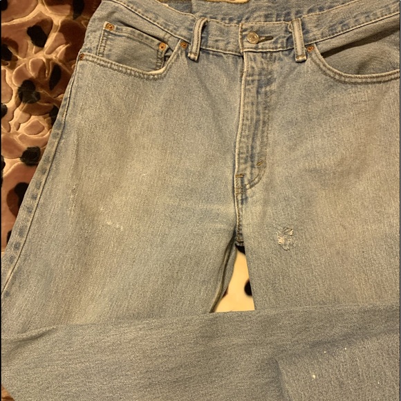 Jeans | Distressed Mens Jeans 34x34 